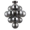 Conor Plafonnier Luminaires Globo Lighting Chrome, Noir, 13 lumières