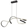 Swirl Suspension Luminaires Globo Lighting LED Noir, 1 lumière