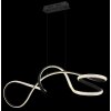 Swirl Suspension Luminaires Globo Lighting LED Noir, 1 lumière