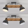 2.0 Plafonnier Luminaires Leuchten Direkt LED Brun, Noir, 2 lumières