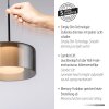 Rika Suspension Luminaires Paul Neuhaus LED Noir, 1 lumière