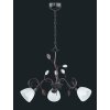 Suspension Trio-Leuchten Traditio Brun foncé, Rouille, 3 lumières