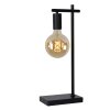 Lampe de table Lucide LEANNE Noir, 1 lumière