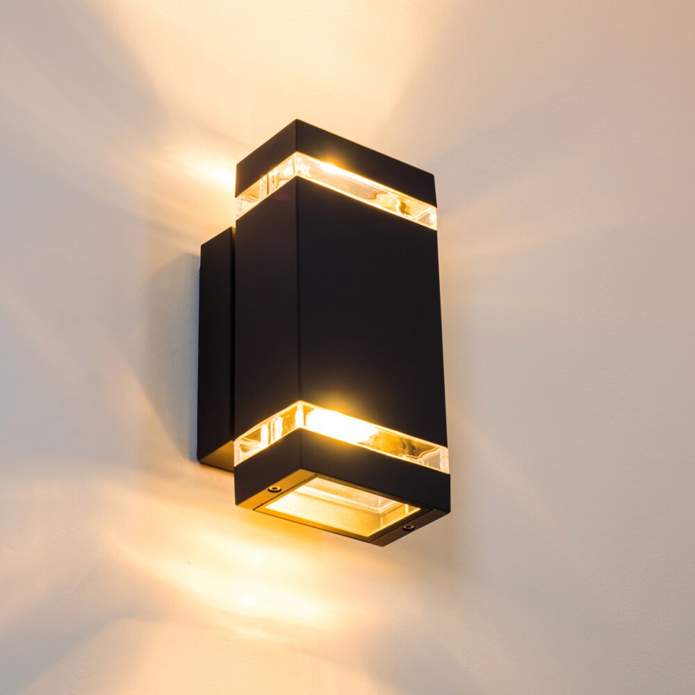 LED Design Applique Murale Hofeinfahrt Éclairage Bas Luminaire