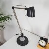 Lampe de table Mildura LED Noir, Blanc, 1 lumière