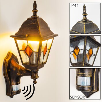 ZEEQII - Lampe d'extérieur avec détecteur de mouvement - lampe - éclairage  - lampe