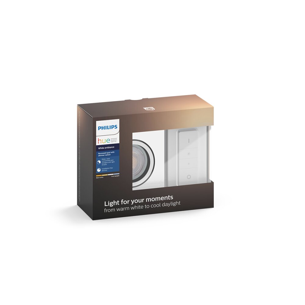 Spot encastrable, kit d'extension Philips Hue Ambiance White Milliskin  Blanc 8718696161074