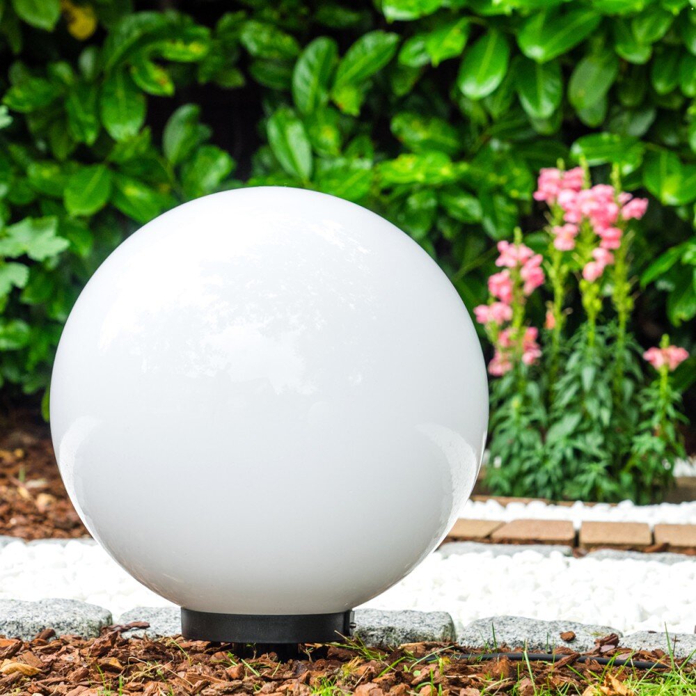 Boule lumineuse de jardin 40 cm Blanc 40er